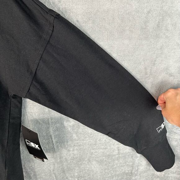 NFL Carolina Panthers Top Womens Large Black Tunic Logo NEW Long Sleeve Football - Picture 4 of 14